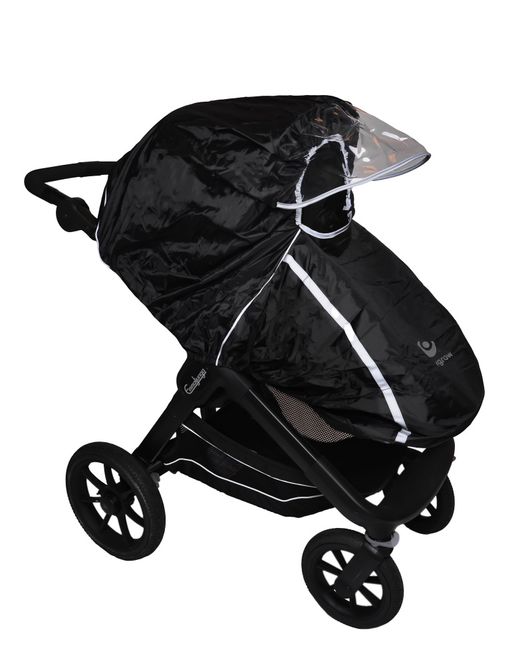 Hovedbilde Regntrekk med skjerm - Sort