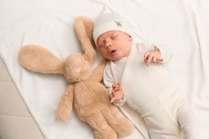 Hovedbilde Vakke Babybukse ull - Hvit